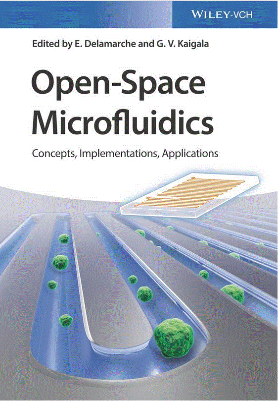 Cover, Open-Space Microfluidics, Wiley